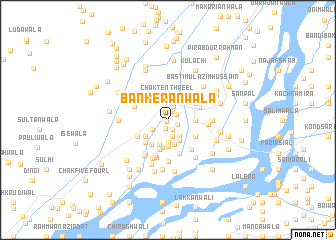 map of Bānkerānwāla