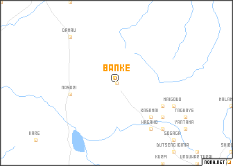 map of Banke