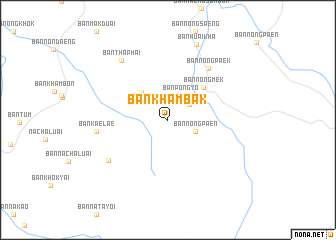 map of Ban Kham Bak