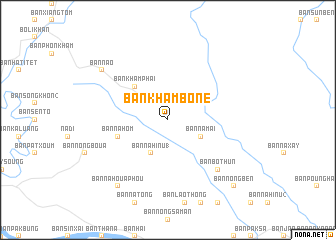 map of Ban Kham Bône