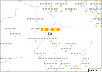 map of Ban Khamè