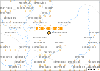 map of Ban Khamgnami