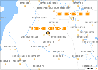 map of Ban Kham Kaen Khun