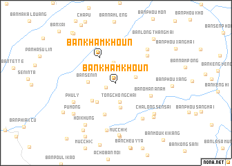 map of Ban Khamkhoun