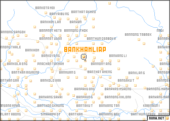 map of Ban Kham Liap