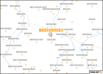 map of Ban Kham Mek
