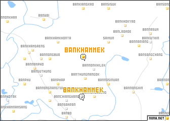 map of Ban Kham Mek