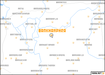 map of Ban Kham Phra