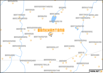 map of Ban Kham Ta Na