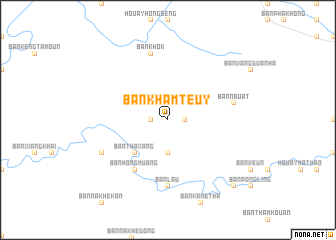 map of Ban Khamteuy