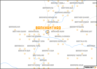 map of Ban Khamthao