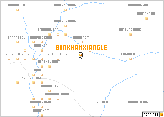 map of Ban Khamxianglè