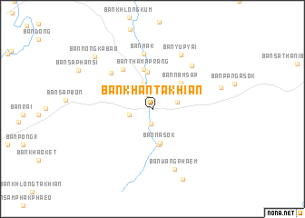 map of Ban Khan Takhian