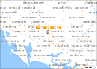 map of Ban Khao Bai Si