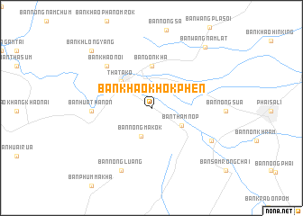 map of Ban Khao Khok Phen