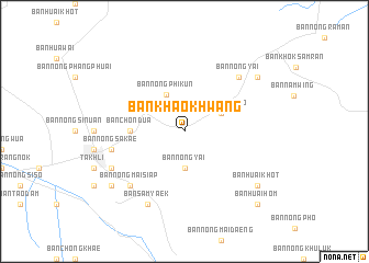 map of Ban Khao Khwang