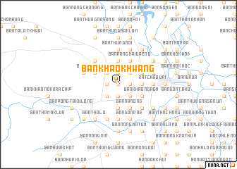 map of Ban Khao Khwang