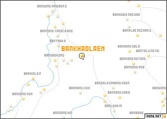 map of Ban Khao Laem