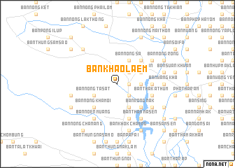 map of Ban Khao Laem