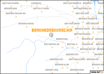 map of Ban Khao Nok Krachip