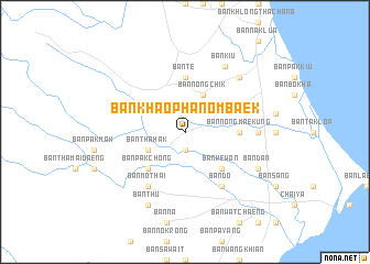 map of Ban Khao Phanom Baek