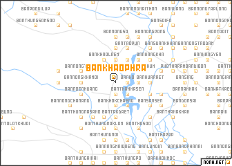 map of Ban Khao Phra