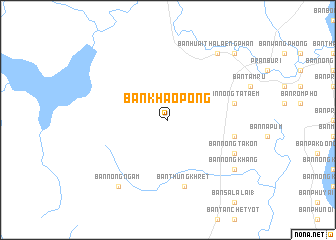 map of Ban Khao Pong