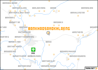 map of Ban Khao Samo Khlaeng