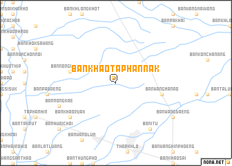 map of Ban Khao Taphan Nak