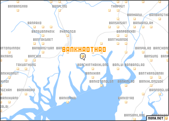 map of Ban Khao Thao