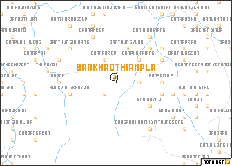 map of Ban Khao Thiam Pla