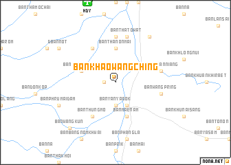 map of Ban Khao Wang Ching