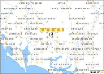 map of Ban Khao Wua