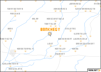 map of Bankhegy