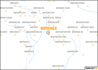 map of Ban Khék