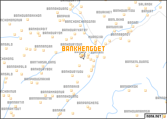map of Ban Khèngdèt
