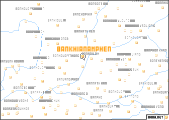 map of Ban Khianamphèn