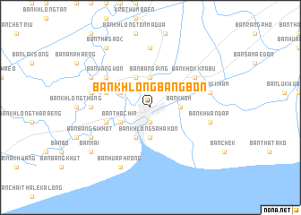 map of Ban Khlong Bang Bon