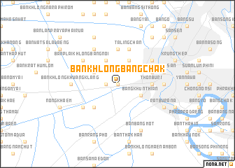 map of Ban Khlong Bang Chak