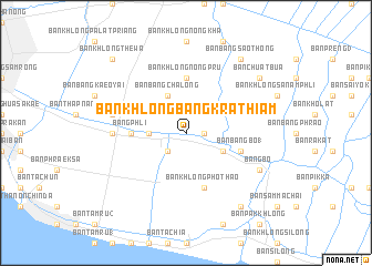 map of Ban Khlong Bang Krathiam