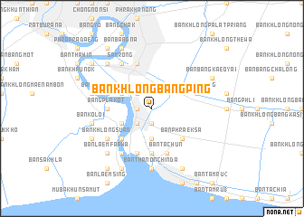 map of Ban Khlong Bang Ping