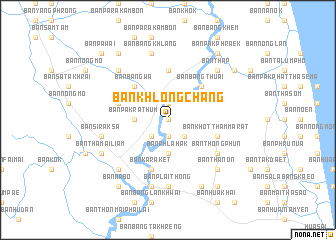 map of Ban Khlong Chang