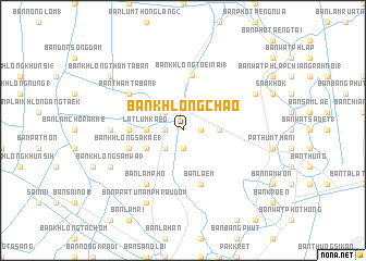 map of Ban Khlong Chao