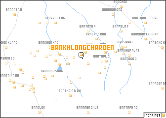 map of Ban Khlong Charoen