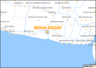 map of Ban Khlong Dan