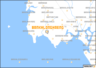 map of Ban Khlong Haeng