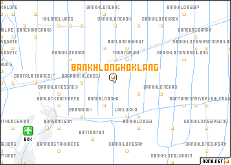 map of Ban Khlong Hok Lang