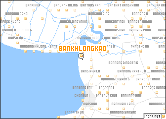 map of Ban Khlong Kao