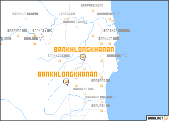 map of Ban Khlong Khanan
