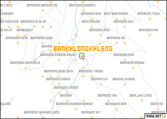 map of Ban Khlong Khleng